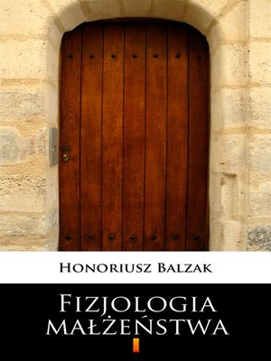 cover image of Fizjologia małżeństwa